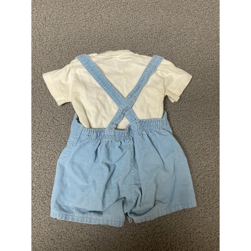 Pennys toddler time Short Overalls‎ Toddler Size 12 months blue Vintage